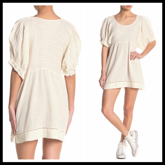 FREE PEOPLE BOHO TUNIC SUMMER MINI DRESS A2C - Picture 6 of 15